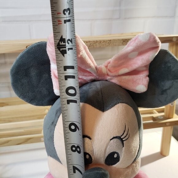 Disney Pink Baby Minnie Mouse Singing Musical Talking Plush Stuffed Soft Toy - Picture 9 of 9